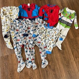 18 months boys pajamas 7 pairs
